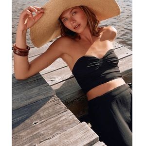 Free People Black Rendezvous Maxi Skirt set